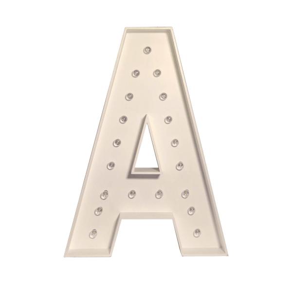 Marquee Letter A
