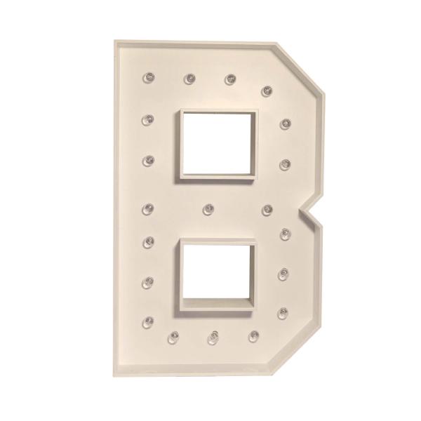 Marquee Letter B