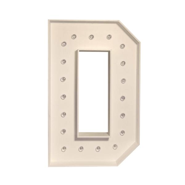 Marquee Letter D