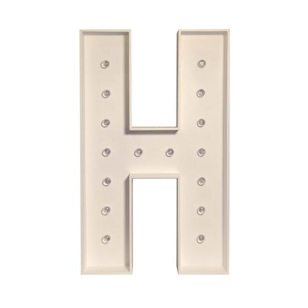 Marquee Letter H