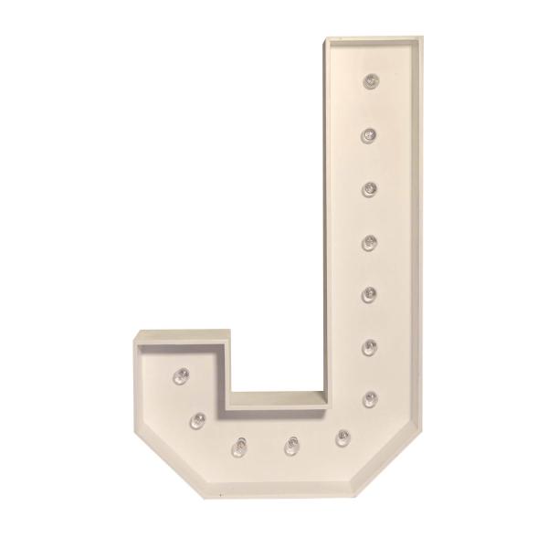 Marquee Letter J