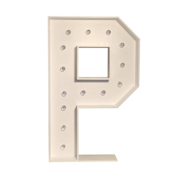 Marquee Letter P