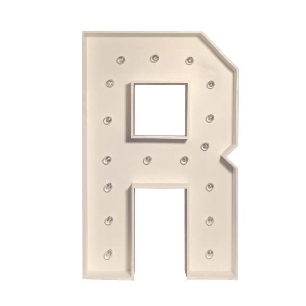 Marquee Letter R