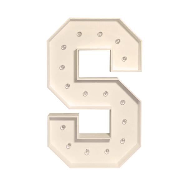 Marquee Letter S