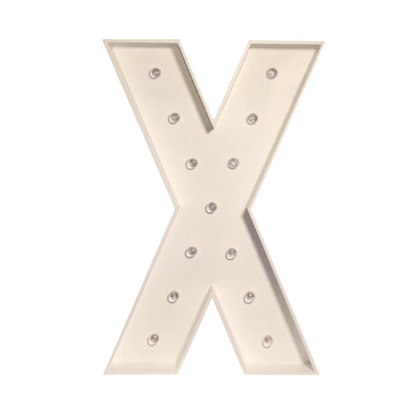 Marquee Letter X