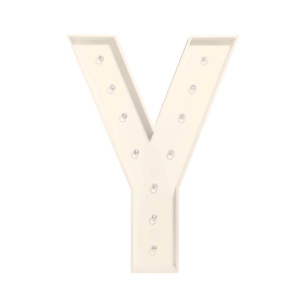 Marquee Letter Y